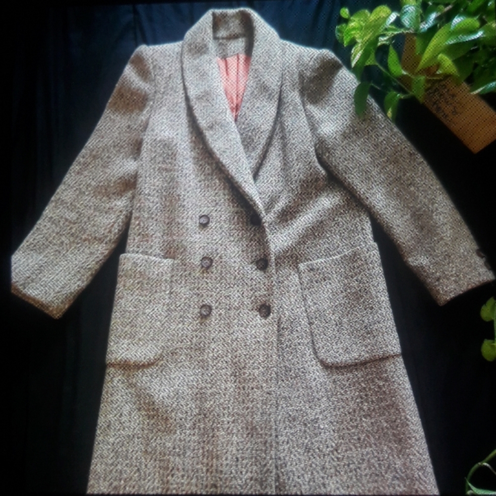 Wool twead coat